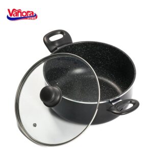 SEMIOALA ALUMINIU+CAPAC 24x11 CM, 4 L, VANORA HOME - VN-MS-S24