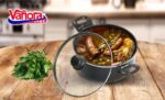 SEMIOALA ALUMINIU+CAPAC 24x11 CM, 4 L, VANORA HOME - VN-MS-S24