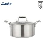 SEMIOALA CU CAPAC, 20x10 CM, 2.8 L TITANIUM3, COOKING BY HEINNER - HR-MRK-20