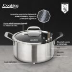 SEMIOALA CU CAPAC, 20x10 CM, 2.8 L TITANIUM3, COOKING BY HEINNER - HR-MRK-20