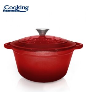 SEMIOALA FONTA+CAPAC 24x11.5CM, 4L, RED LINE, COOKING BY HEINNER - HR-KN-SM4