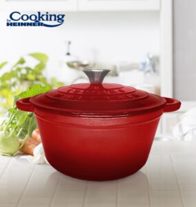 SEMIOALA FONTA+CAPAC 24x11.5CM, 4L, RED LINE, COOKING BY HEINNER - HR-KN-SM4