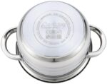 SEMIOALA INOX+CAPAC, 18X10.5 CM, 2.5 L, MYRA, COOKING BY HEINNER - HR-HJ-025