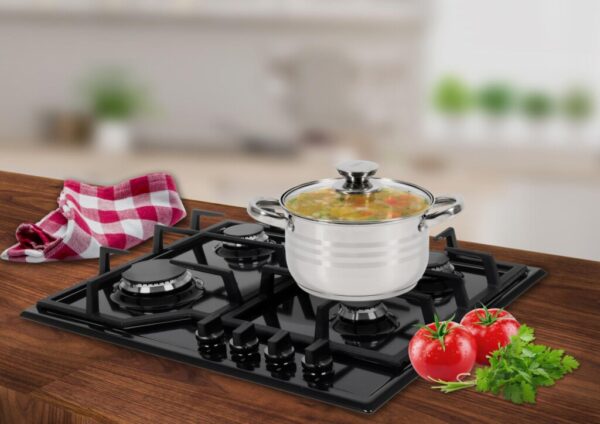 SEMIOALA INOX+CAPAC, 18X10.5 CM, 2.5 L, MYRA, COOKING BY HEINNER - HR-HJ-025