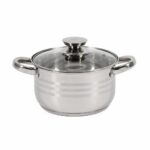 SEMIOALA INOX+CAPAC, 18X10.5 CM, 2.5 L, MYRA, COOKING BY HEINNER - HR-HJ-025