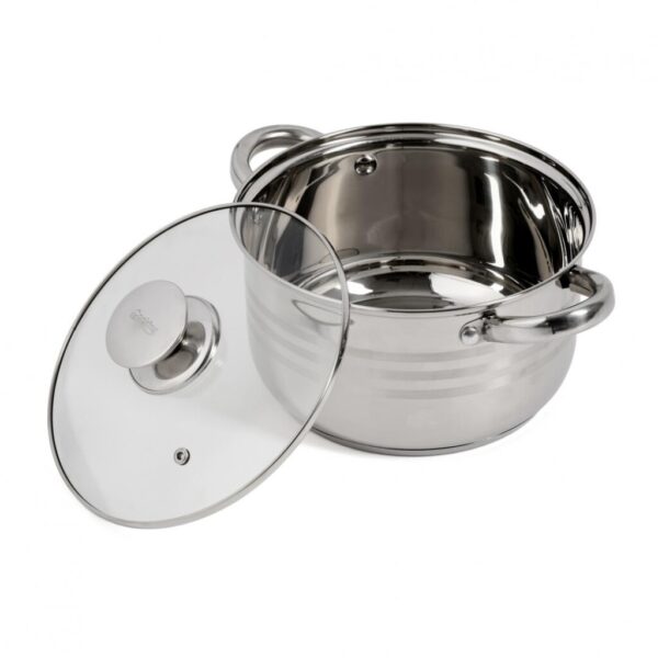 SEMIOALA INOX+CAPAC, 20X11.5 CM, 3.5 L, MYRA, COOKING BY HEINNER - HR-HJ-035