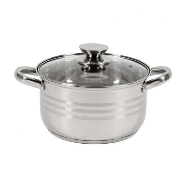 SEMIOALA INOX+CAPAC, 20X11.5 CM, 3.5 L, MYRA, COOKING BY HEINNER - HR-HJ-035