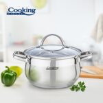 SEMIOALA INOX+CAPAC, 22 X 12.5 CM, 4.7 L, AMIRA, COOKING BY HEINNER - HR-MSF-047