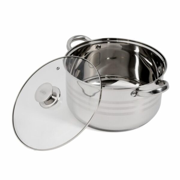 SEMIOALA INOX+CAPAC, 26x14,5 CM, 7 L, MYRA, COOKING BY HEINNER - HR-HJ-07