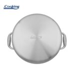 SEMIOALA INOX+CAPAC STICLA 20x10CM, 2.8L, ATOMIC3, COOKING BY HEINNER - HR-MRK-3A20 - imagine 4