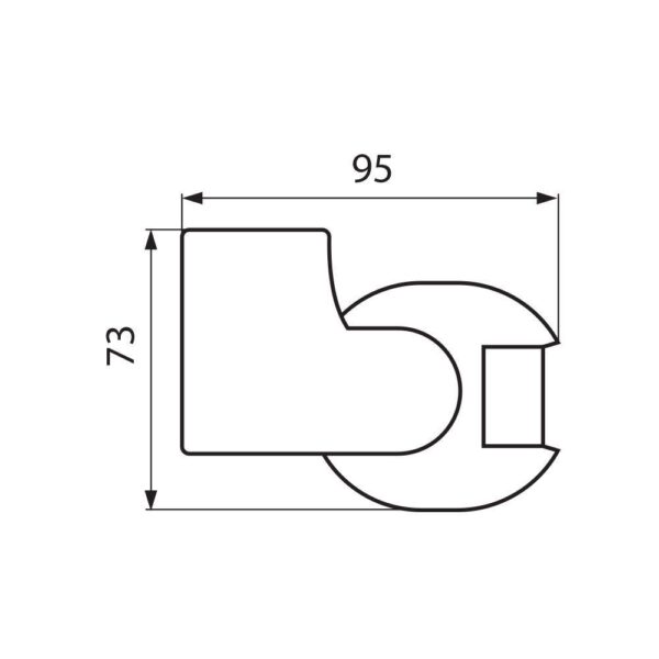 Senzor de miscare aplicat IR Vivalux FLEX, 230V, IP44, 86x95x73mm - VIV003076