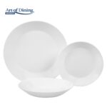 SERVICIU MASA DIN OPAL ALB 18 PIESE, ELYA, ART OF DINING - HR-AHL-18EL