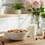 SERVICIU MASA DIN OPAL ALB 19 PIESE, ARIANA, ART OF DINING - HR-AHL-19AR - imagine 9