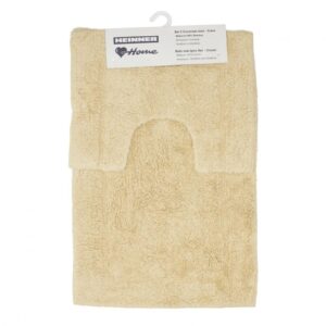 Set 2 Covorase baie - Crem - HR-BATHM2-BEJ