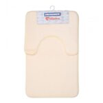 Set 2 covorase baie spuma cu memorie Bej - HR-S2BATH-BEJ