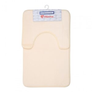 Set 2 covorase baie spuma cu memorie Bej - HR-S2BATH-BEJ