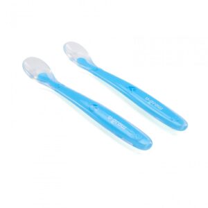 Set 2 lingurite silicon, light blue, U-Grow - UG-032LB
