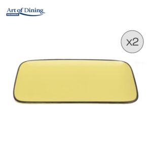 SET 2 PLATOURI CERAMICA 32x20 CM, MEDEEA, ART OF DINING - HR-WDF-M322