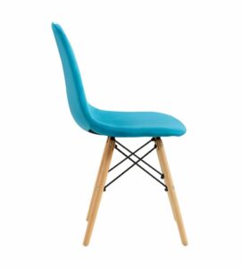 Set 2 scaune stil scandinav- Blue - HR-S2CHPTH-BLU