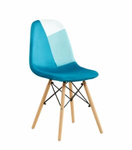 Set 2 scaune stil scandinav- Blue - HR-S2CHPTH-BLU