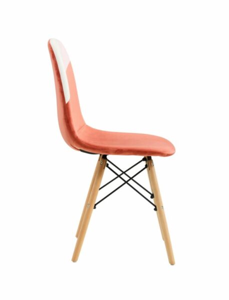 Set 2 scaune stil scandinav - Coral - HR-S2CHPTH-CRL