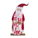 Set 2piese: decoratiune; prosop bucatarie Santa - HR-DECOXMAS-MOS