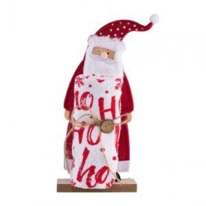 Set 2piese: decoratiune; prosop bucatarie Santa - HR-DECOXMAS-MOS