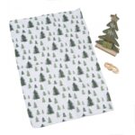 Set 2piese: decoratiune; prosop bucatarie Tree - HR-DECOXMAS-TREE