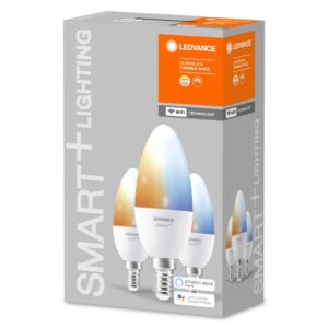 Set 3 becuri Led Ledvance SMART+ WiFi Candle Tunable White - 000004058075485914