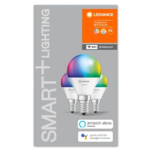 Set 3 becuri Led Ledvance SMART+ WiFi Mini Bulb Multicolour - 000004058075485990