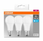 Set 3 becuri Led Osram, E27, 14W, 1521 lumeni, lumina neutra (4000K) - 000004058075819559