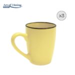 SET 3 CANI CERAMICA 354 ML, MEDEEA, ART OF DINING - HR-WDF-M3543