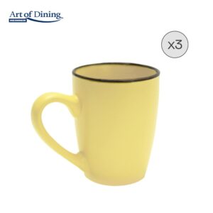 SET 3 CANI CERAMICA 354 ML, MEDEEA, ART OF DINING - HR-WDF-M3543