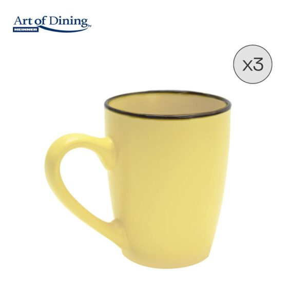 SET 3 CANI CERAMICA 354 ML, MEDEEA, ART OF DINING - HR-WDF-M3543
