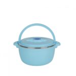 SET 3 CASEROLE TERMICE 2+4+6L, BELLY BLUE, ART OF DINING BY HEINNER - HR-SNV-246LA