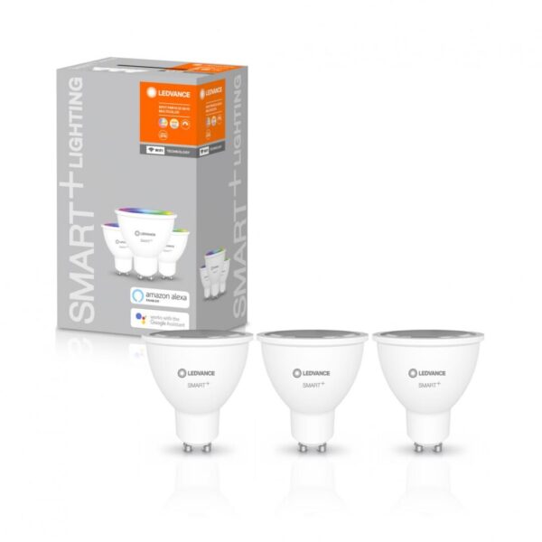 Set 3x spoturi Led Ledvance SMART+ WiFi SPOT GU10 Multicolour - 000004058075486058