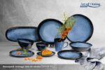 SET 4 BOLURI OVALE CERAMICA 16 CM, SERENITY, ART OF DINING BY HEINNER - HR-LH-BO164