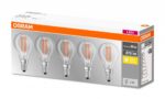 Set 5 becuri Led Osram, E14, 4W, 470 lumeni, lumina calda (2700K) - 000004058075090668 - imagine 2