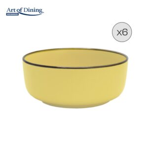 SET 5 BOLURI CEREALE CERAMICA 16 CM, MEDEEA, ART OF DINING - HR-WDF-M165