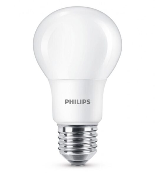 Set 6 becuri LED Philips, E27, 8W (60W), 806 lm, lumina calda - 000008718696586310