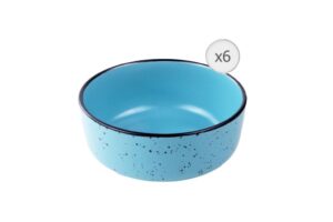 SET 6 BOLURI CEREALE CERAMICA 16 CM, ELECTRA, ART - HR-WDF-A166