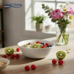 SET 6 BOLURI OPAL ALB 19 CM, AIDA, ART OF DINING BY HEINNER - HR-AHL-E19B6 - imagine 2