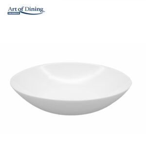 SET 6 FARFURII ADANCI OPAL ALB 20 CM, AIDA, ART OF DINING BY HEINNER - HR-AHL-E206