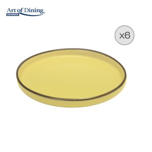 SET 6 FARFURII DESERT CERAMICA 20 CM, MEDEEA, ART OF DINING - HR-WDF-M20D6