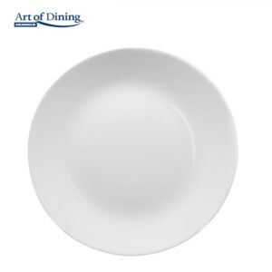 SET 6 FARFURII DESERT OPAL ALB 19 CM, AIDA, ART OF DINING BY HEINNER - HR-AHL-E196