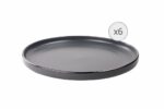 SET 6 FARFURII INTINSE, CERAMICA 27 CM, CALYPSO, ART - HR-WDF-G276