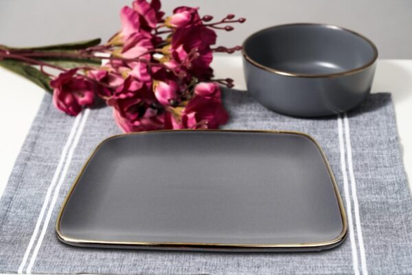 SET 6 PLATOURI CERAMICA 32x20 CM, CALYPSO, ART OF DINING BY HEINNER - HR-WDF-G326