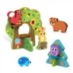 SET ANIMALE IN PADURE, JUCARIE LEMN - KH20/009