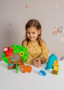 SET ANIMALE IN PADURE, JUCARIE LEMN - KH20/009 - imagine 8