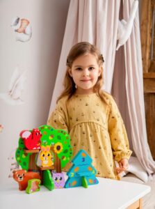 SET ANIMALE IN PADURE, JUCARIE LEMN - KH20/009 - imagine 12